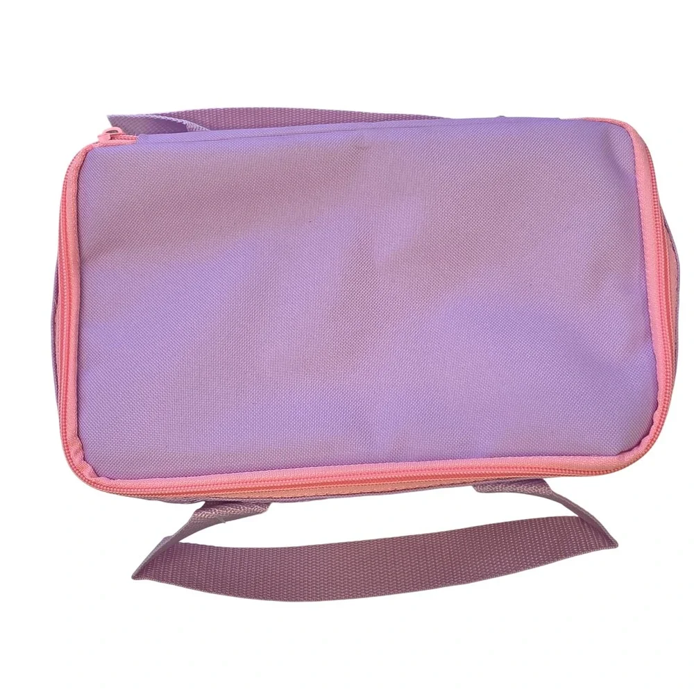 NWT Trader Joes Mini Insulated Bag Purple Magenta California 1.5 Gallon